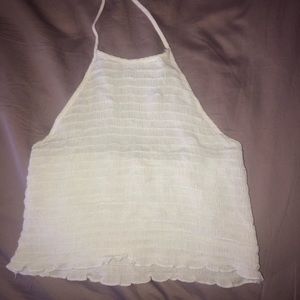 cute LA hearts tie back halter top